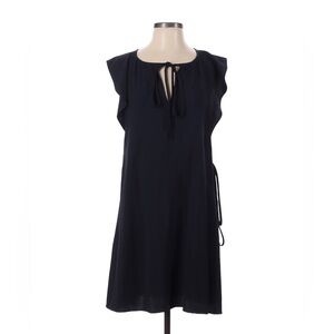 Chloe Navy Blue Side Tie Dress